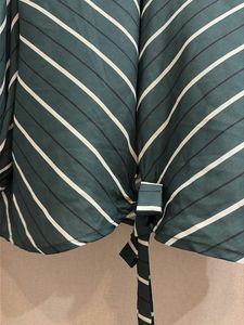 Stylish Striped Tie-Front Blouse