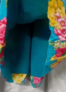 Vibrant Floral Print Top