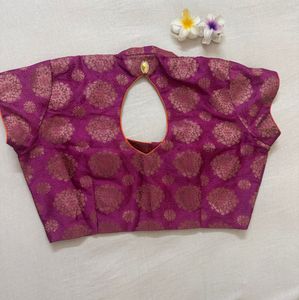 Designer Banarasi Silk Blouse 🌺