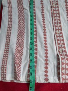 Men's Geometric Print Button-Up Shirt