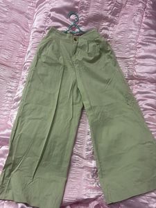 Light Green Wide Leg Pants