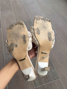 Stylish Braided Chain Flat Sandals