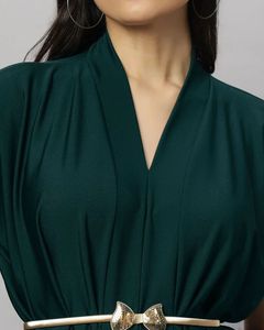 Elegant Green Dhoti Style Dress S to M size ! with