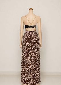 Leopard Print Maxi Dress