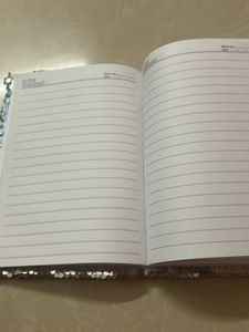 Colourful Sequin Unicorn Theme Diary