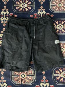 Men's Black Casual Shorts