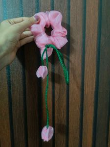 Cute Flower Scrunchie Set pack of 3