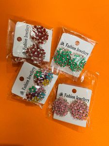 New 4 Pics Combo Set Fancy Earrings