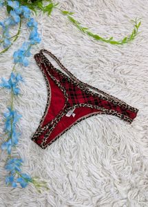Stretch Cotton Strappy Thong