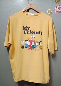 Peanuts "My Friends" Oversized Graphic T-Shirt