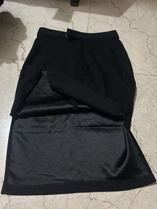 Classic Black Midi Skirt