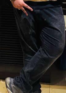 Stylish Washed Black Denim Jeans