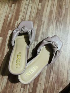 Chic Bow Slide Sandals