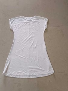 Graphic Print Casual T-Shirt Dress