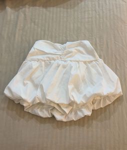 White Bubble Skirt