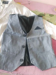 new Boys' Formal Shirt, Vest &amp; Bow Tie Set