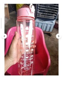 169.Pink water bottle 900ml