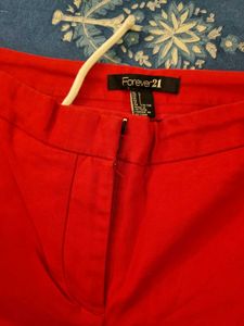 Chic Red Trousers