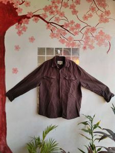 Men's Brown Casual Shirt
