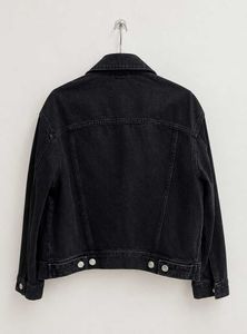H&amp;m Classic Black Denim Jacket