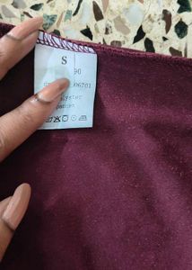 Magenta velvet bodycon dress