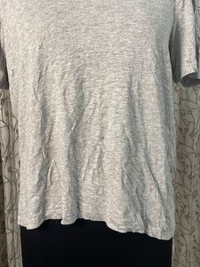Classic Grey Crew Neck T-Shirt