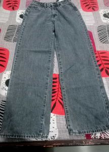 Stylish Wide Leg Denim Jeans