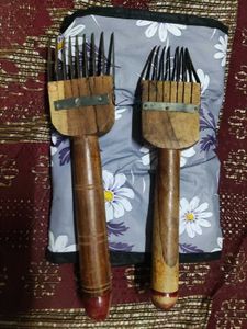 Vintage Wool Carding Tools