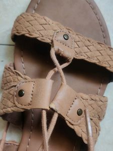 Woven Gladiator Sandals