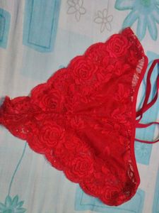 Red Lace Set