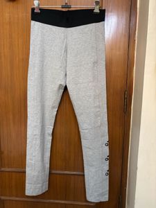 Adidas Women's Grey Athletic Leggings