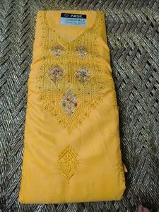 cotton unstitched suit salwar