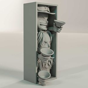 One Piece book nook 3d printed