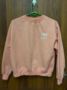 Adidas Peach Crewneck Sweatshirt