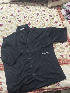 Urban Ragazzo Black Casual Shirt