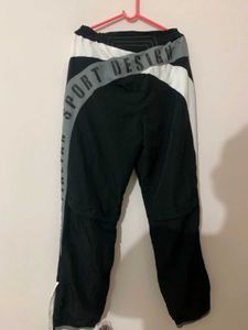 imported Black &amp; White Track Pants high quality
