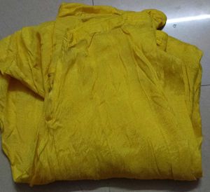 Yellow Ethnic Bottom Satin