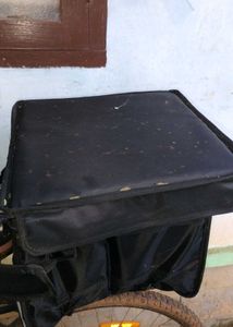 Durable Black Bicycle Cargo Bag