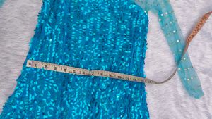 sequined dress