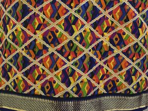 Vibrant Geometric Print Kurta