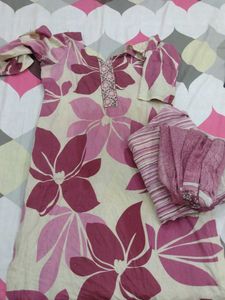 Floral Print Kurta Set