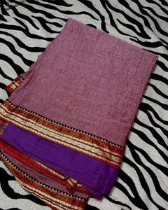 mauve soft, elegant saree