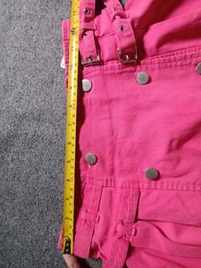 PINK MINI DENIM SKIRT 💗