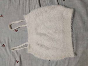 Cozy Fuzzy Strap Top