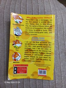 Geronimo Stilton Cyber-Thief Showdown Book