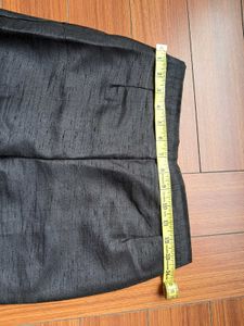53) Black Silk Blend Pants- Price Drop