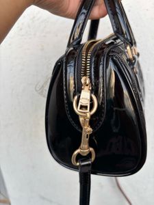 Coach Black Signature mini rowan (without charms)