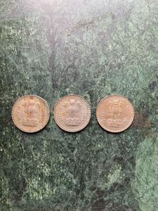 Vintage Indian 1 Rupee Coins