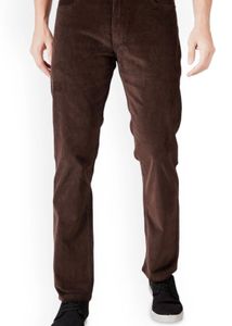 H&M Brown Corduroy Trousers | Straight Fit | Excel