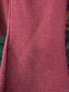 Maroon Sweater Knit Top Long Sleeve